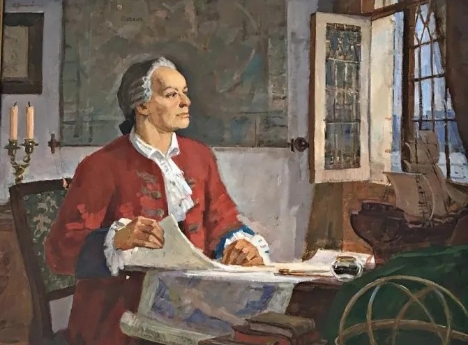 Михаил Ломоносов. А. Васильев. 1987 г.