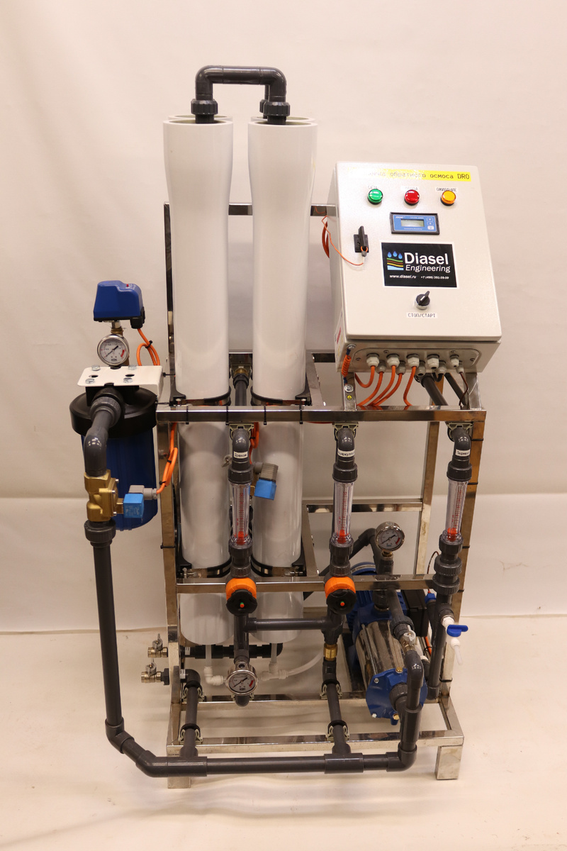 Пример оборудования для безреагентной очистки воды