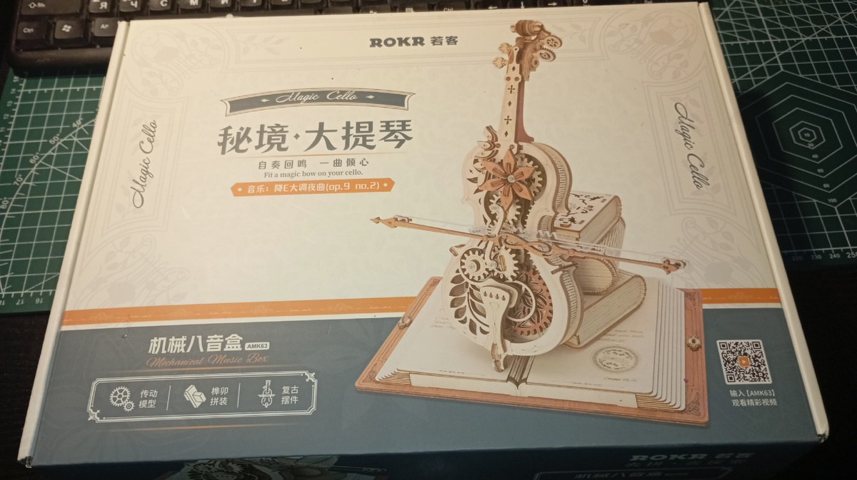 Вот так выглядит коробка.