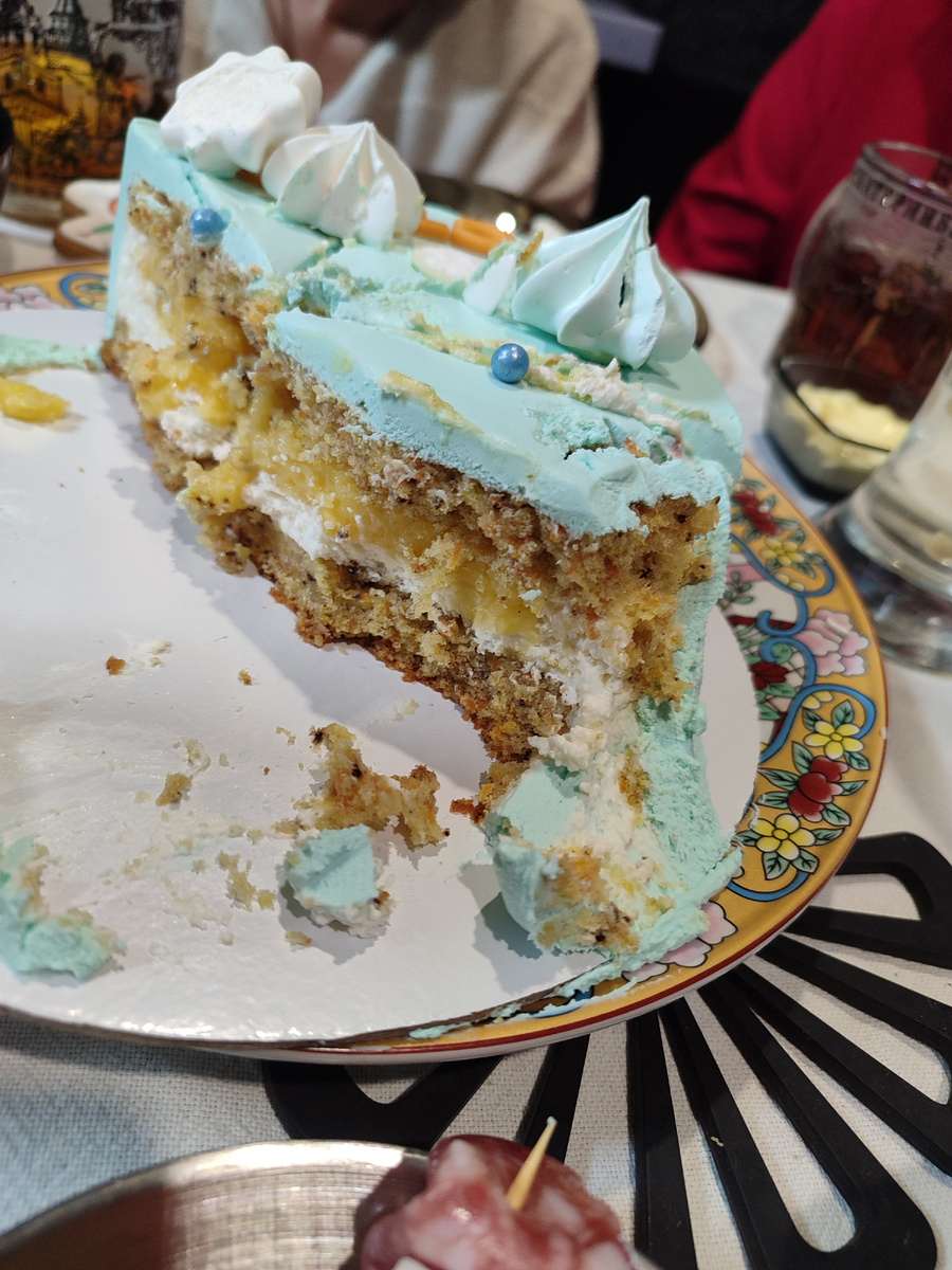 Торт в разрезе. Фото автора