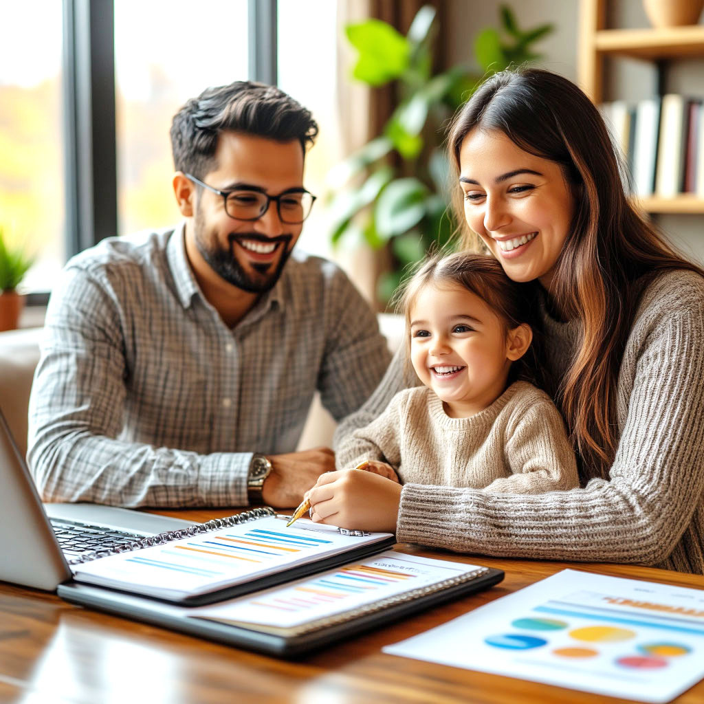 Семья планирует бюджет.