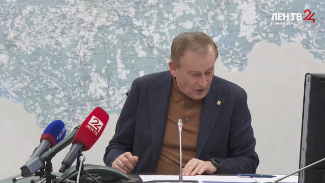 Фото: Скриншот прямой трансляции ЛенТВ24