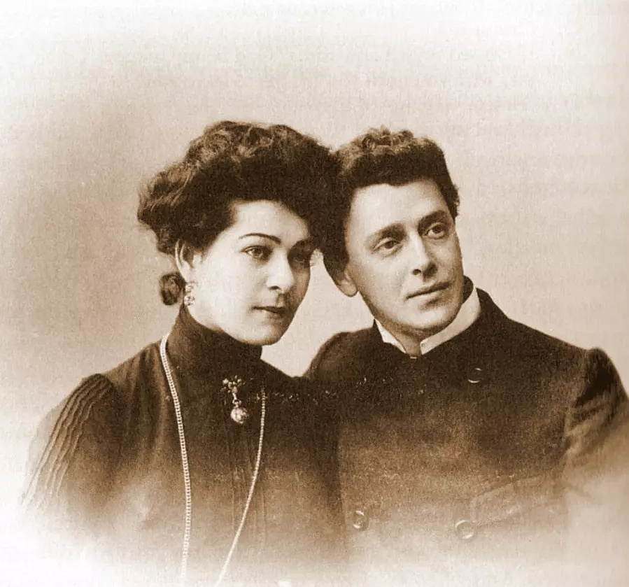 Алла Назимова и Павел Орленев, 1900 г.