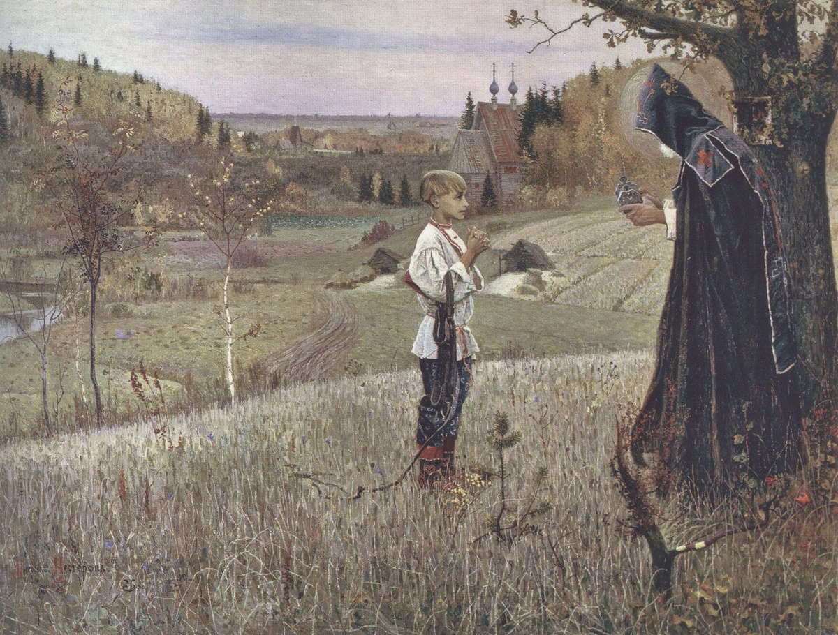 Михаил Нестеров «Видение отроку Варфоломею» (1890)