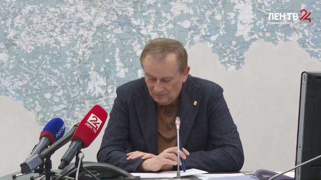 Фото: Скриншот прямой трансляции ЛенТВ24