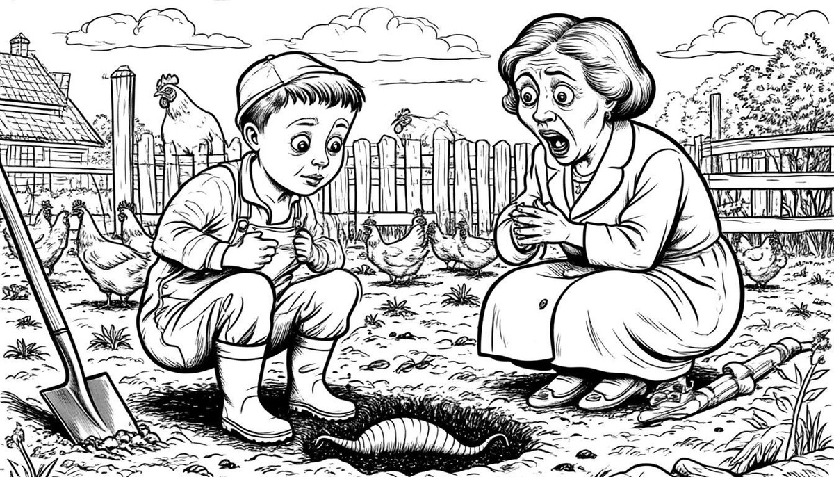 Вока и червяк