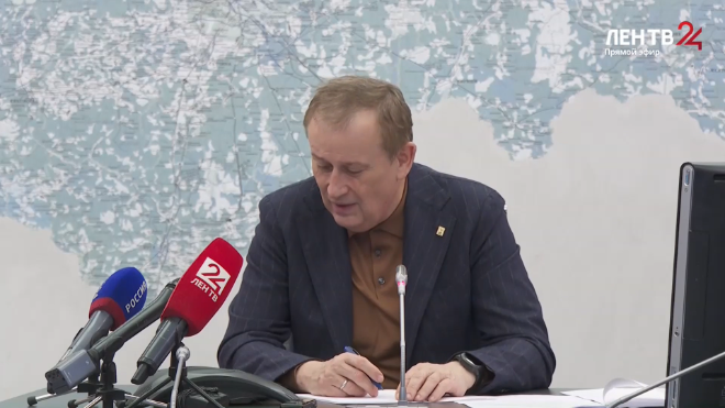 Фото: Скриншот прямой трансляции ЛенТВ24