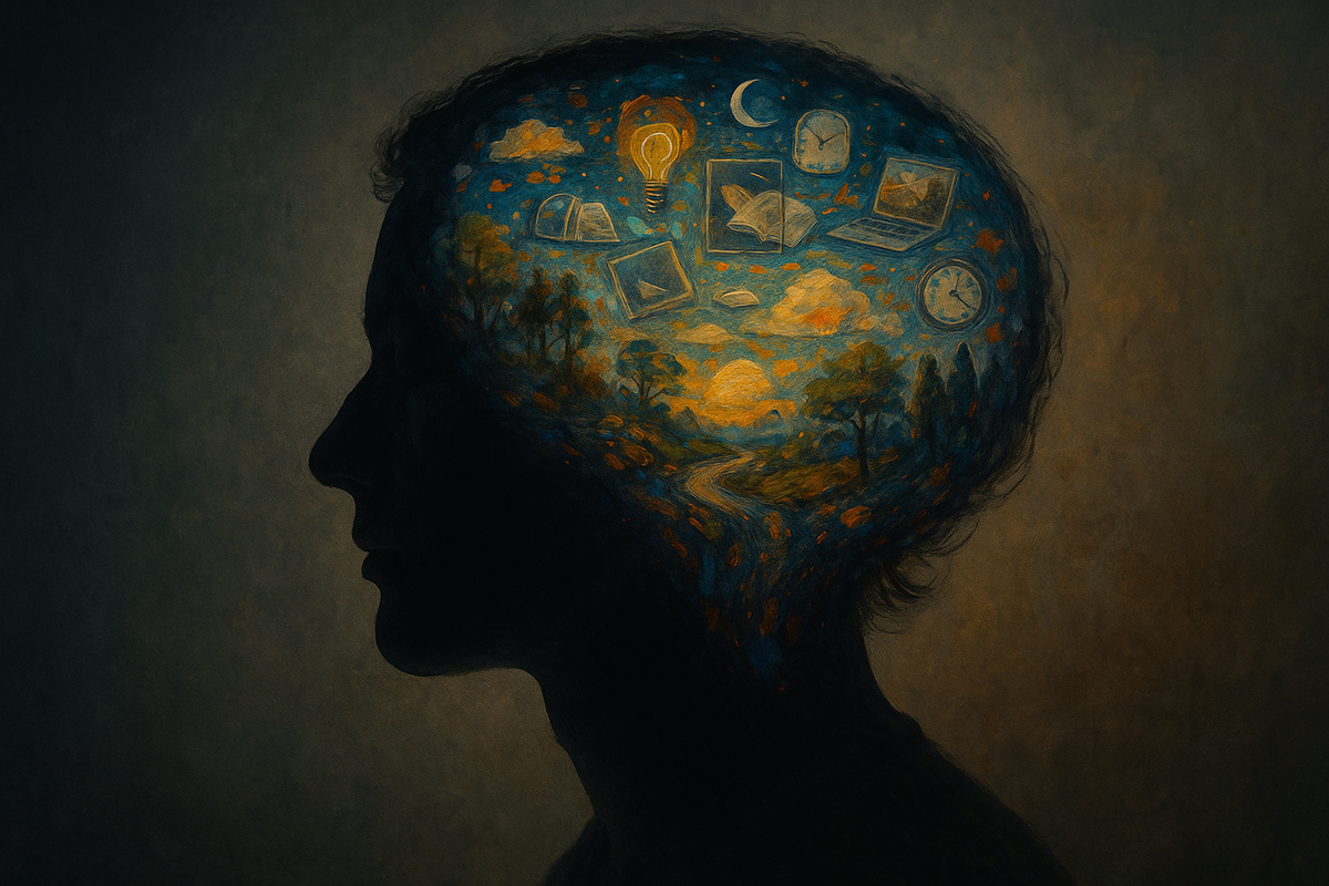 Наш ум - словно макака, прыгающая по веткам, всё время о чем-то думает.