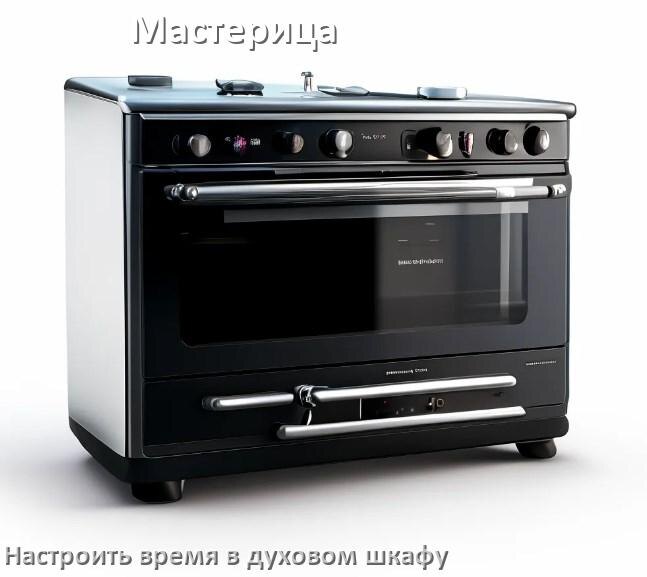 
Как в духовом шкафу Мастерица настроить время и установить часы