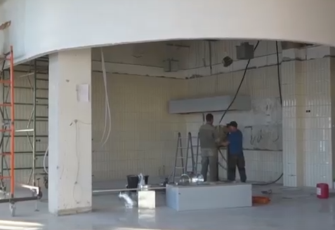     В Красноярском филиале национального центра «Россия» завершают отделочные работы