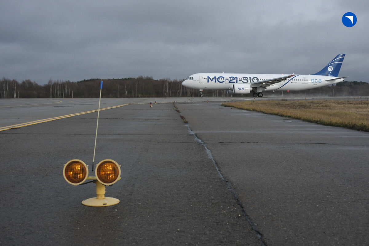 МС-21 (борт 73057) готовится приступить к сертификационным испытаниям