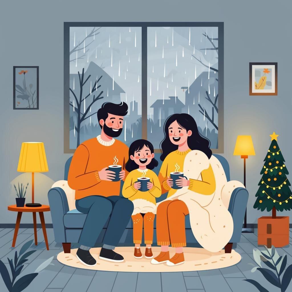 Постепенно, шаг за шагом, выстроив свои островки тепла, вы обнаружите, что зима и осень — это не время для выживания, а уникальная возможность создать особенную, медленную и очень тёплую близость с теми, кто дорог.