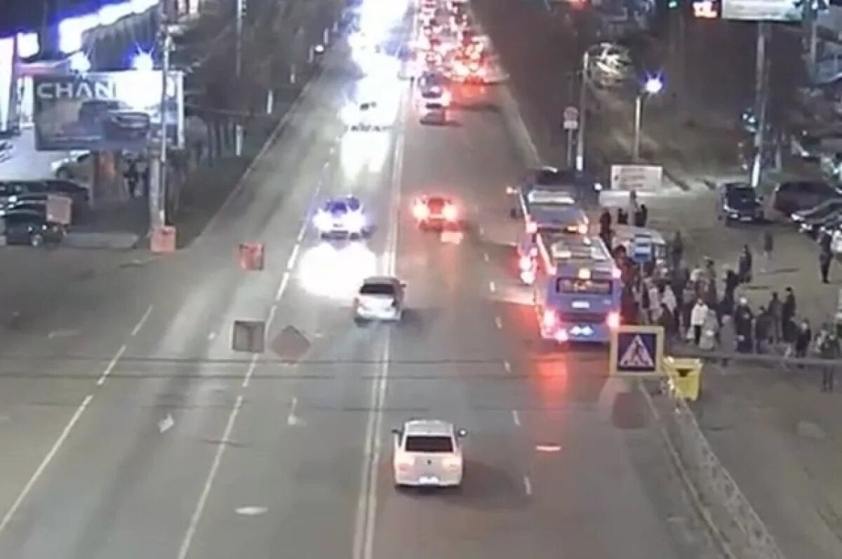    Появилось видео момента ДТП с автобусом, где пострадали 4 человека