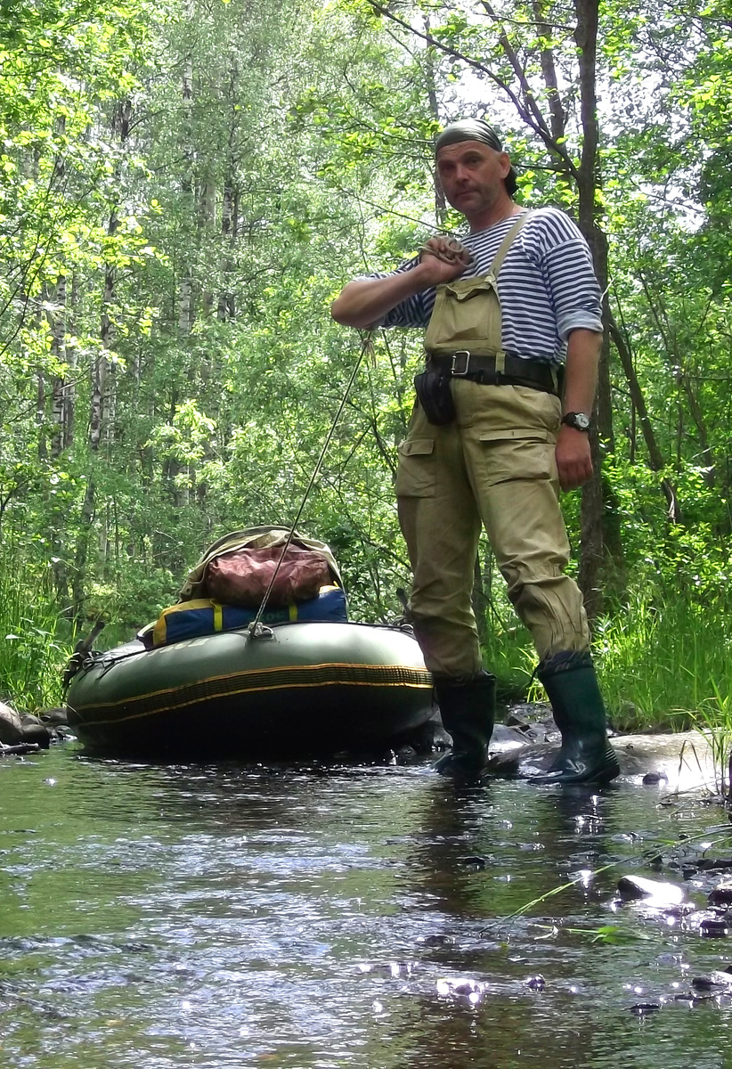 Автор канала на Тиверских волоках 2016 год