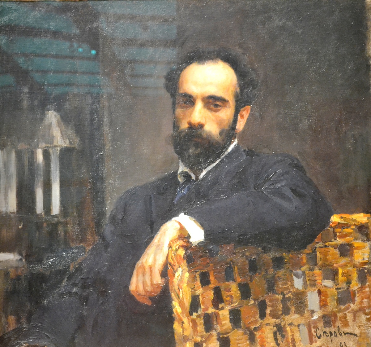 Валентин Александрович Серов, портрет И.И. Левитана. Фото автора канала
