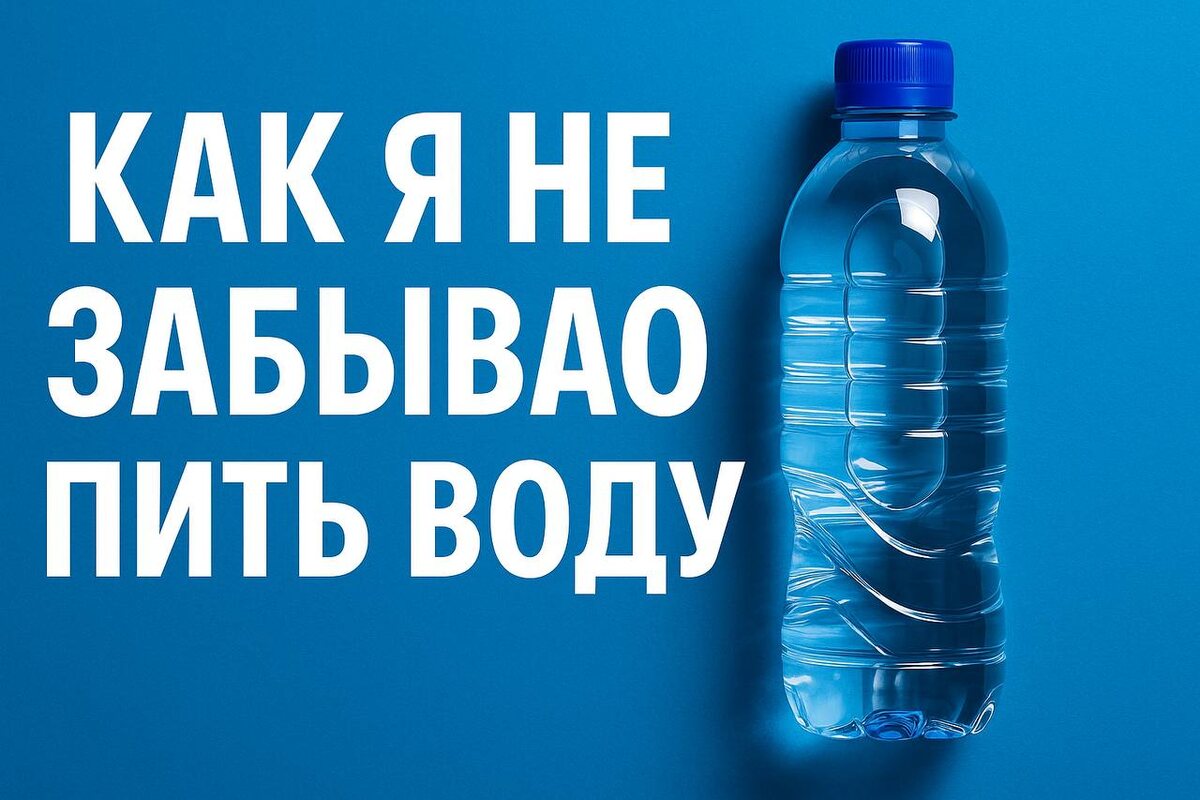 Как не забывать пить воду.