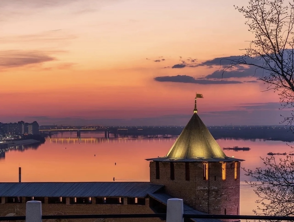 Закат из Кремля 