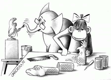 карикатура С. Корсуна