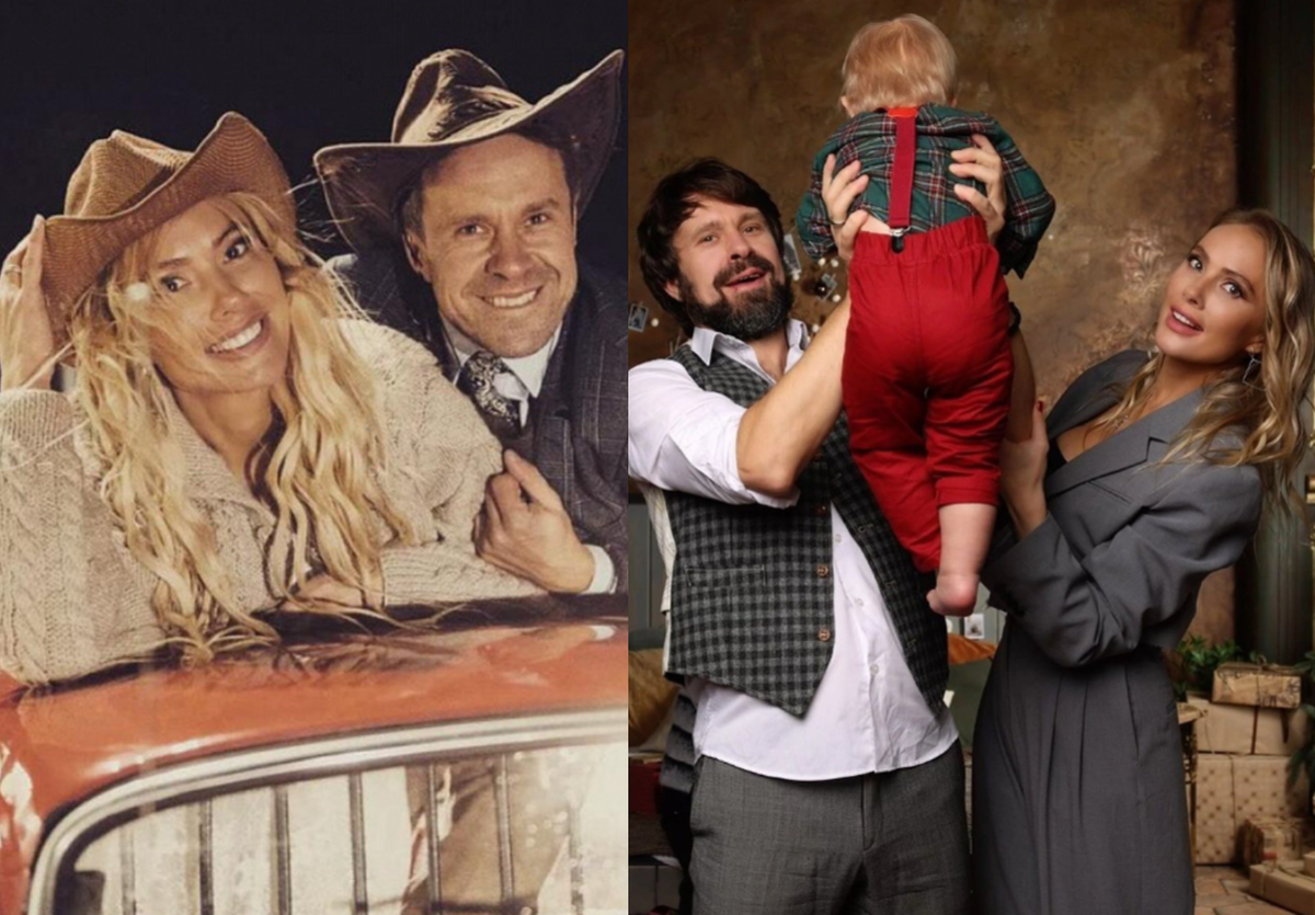 Сергей с женой и сыном