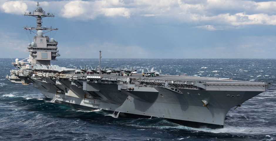 Авианосец USS Gerald R. Ford. Фото: US Navy/Global look press