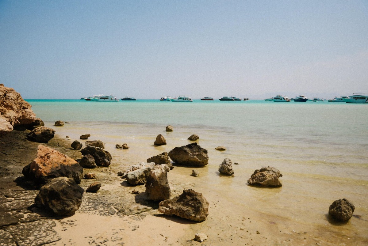 Парковка яхт у Оранжевого острова
