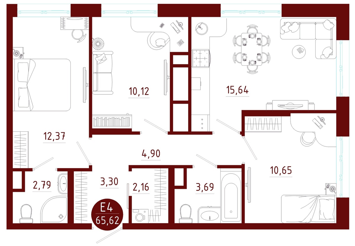 ЖК Петры планировки