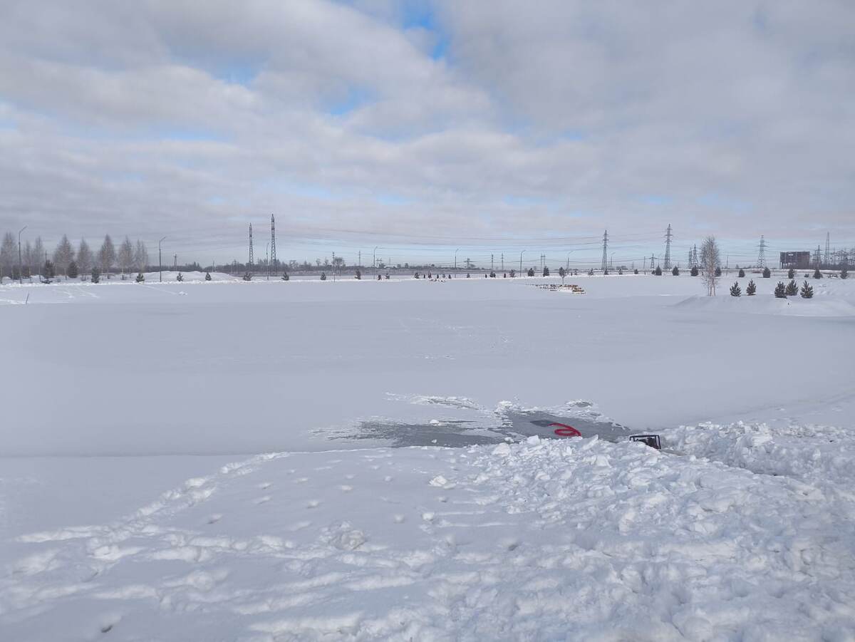 Новый пруд. Летом горожане будут  впервые здесь купаться