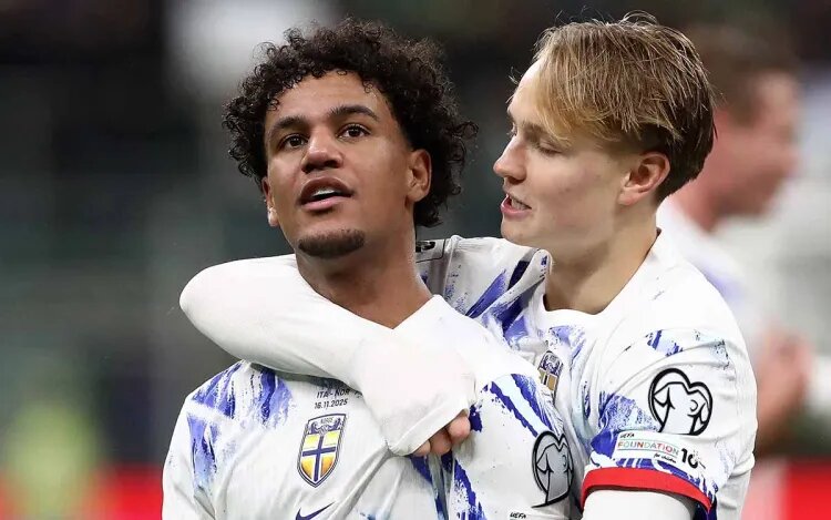    Оскар Бобб и Андреас Шельдеруп. Источник фото: Getty Images