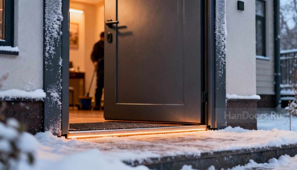    Зачем нужен терморазрыв в дверях зимой в Москве Autor