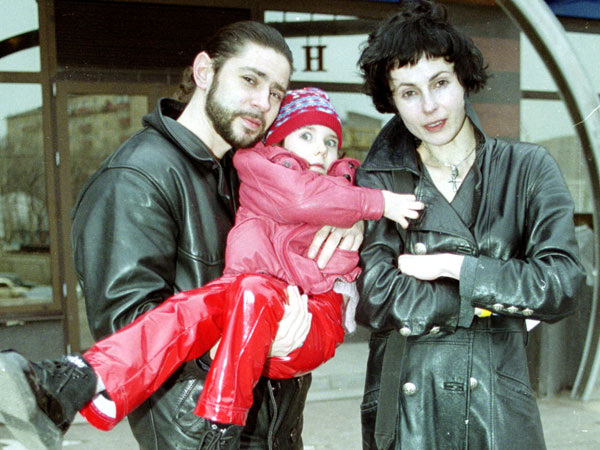 Валерий Николаев со второй женой, Ириной Апексимовой, и дочерью