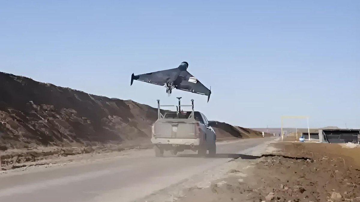 Запуск Герани с пикапа 