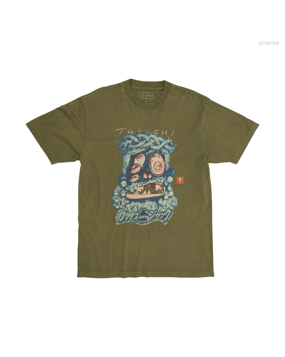 Футболка с принтом «Расплавленная утопия» CACTUS JACK X TAKASHI MURAKAMI и принтом «Зодиак мечты»