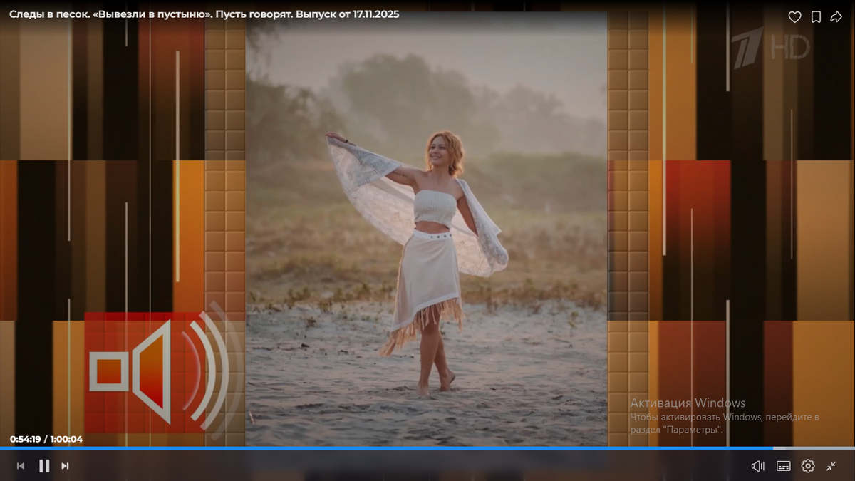 Кадр передачи. Фото автора. 