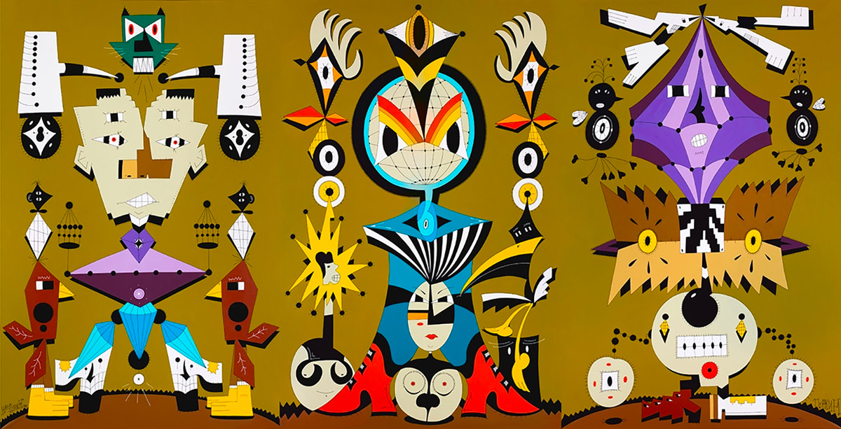   Предоставлено организатором- Триптих «Без названия», Вова Перкин, 2025