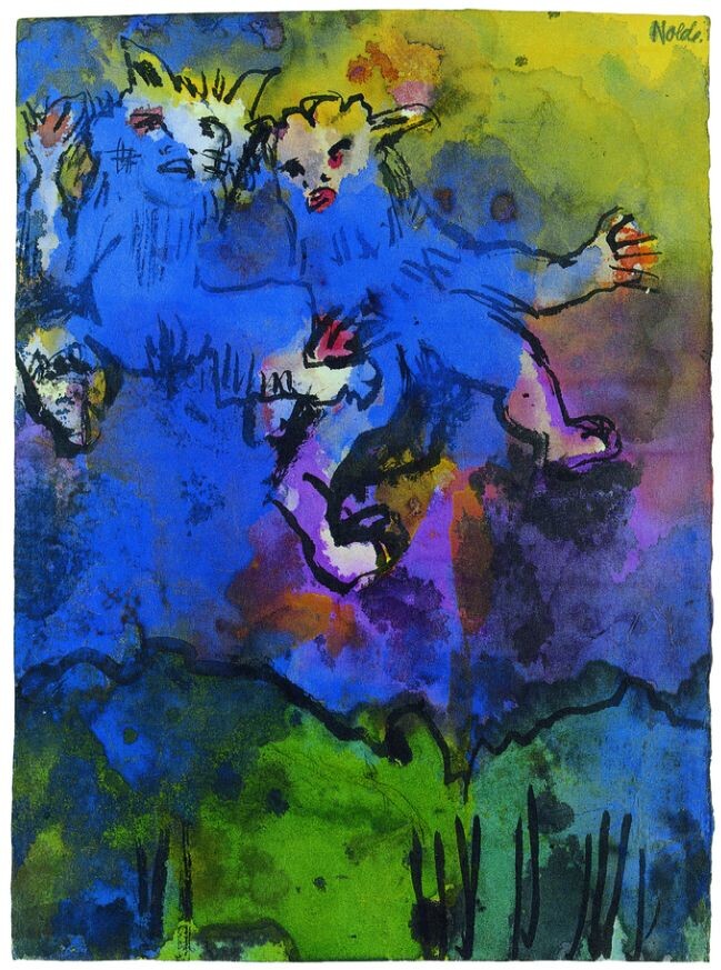 Для иллюстрации использована работа Эмиля Нольде "Утренний полёт" (Frühmorgenflug, 1940) 