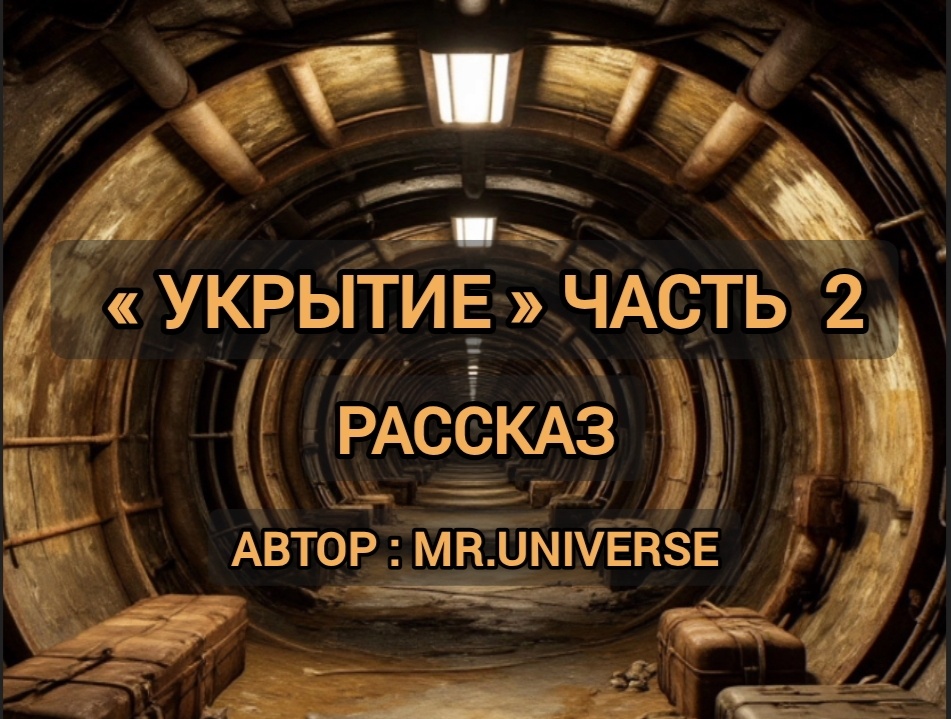 Рассказ: «Укрытие» часть 2, Автор: «MR.UNIVERSE»