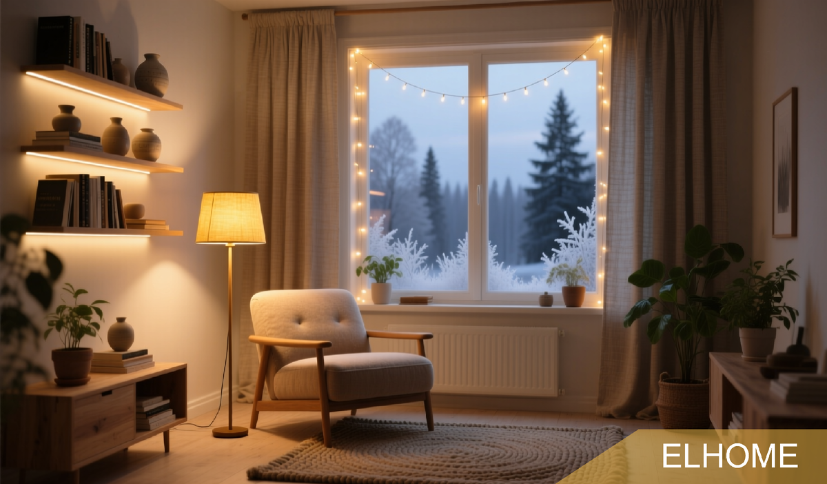 Правильно подобранное освещение — лучшее лекарство от ноябрьской хандры. Многоуровневый свет создает ощущение тепла и уюта даже в самый темный день.