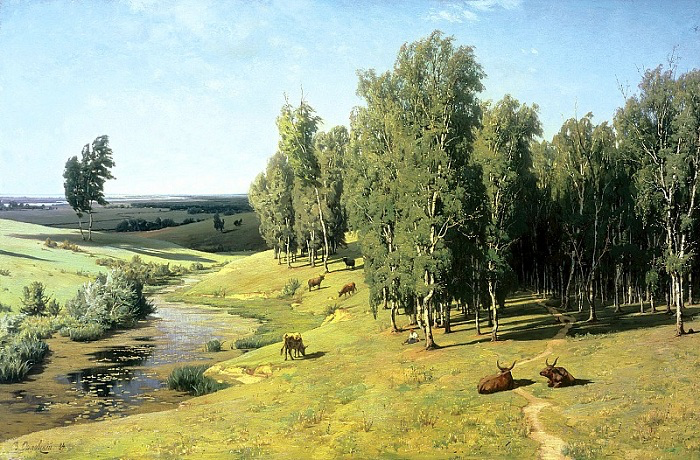 Орловский. Летний день. 1884