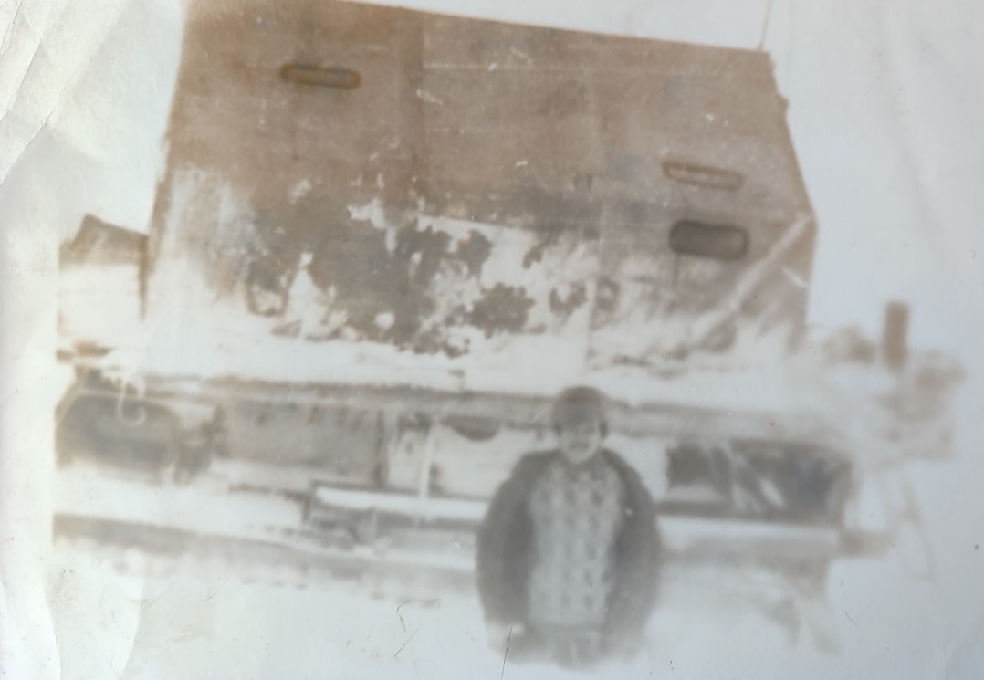 Наш дом на гусеницах. После долгой пурги.