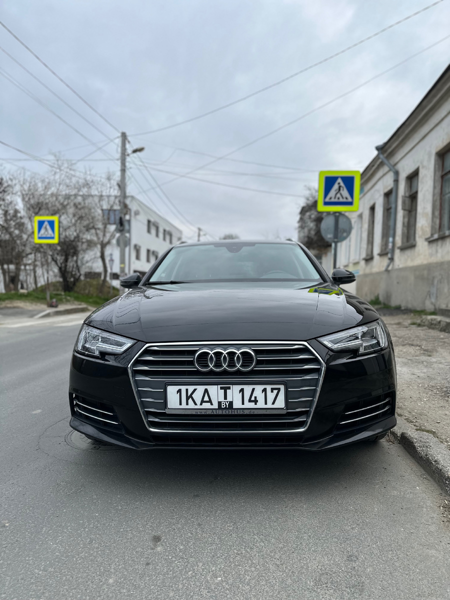 Моя Audi A4 B9 40 TDI после пригона из Европы через Белоруссию