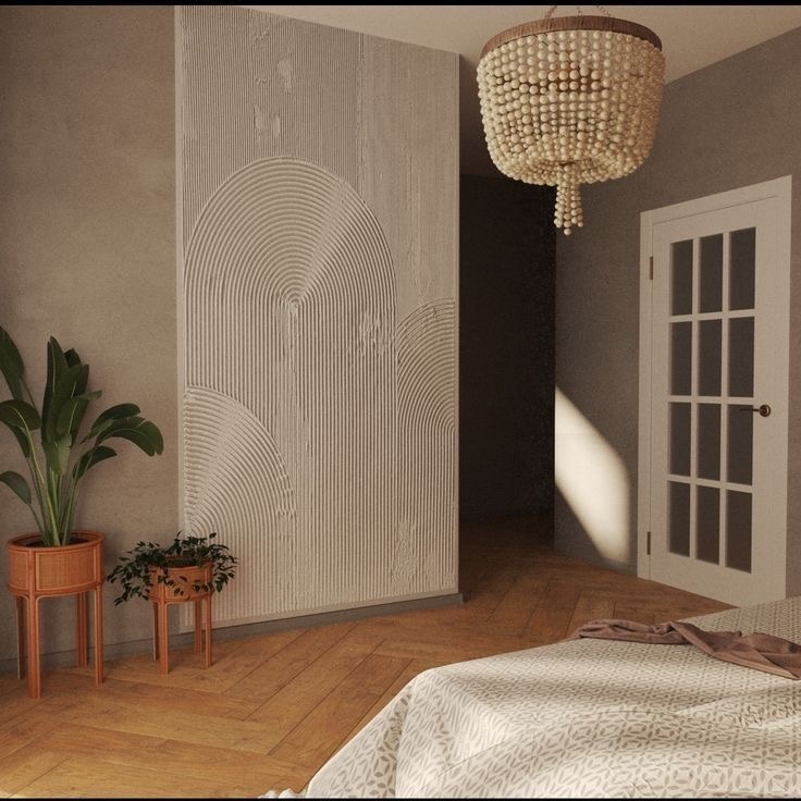 Дизайн интерьера 2025 минимализм с текстурой и рельефные поверхности