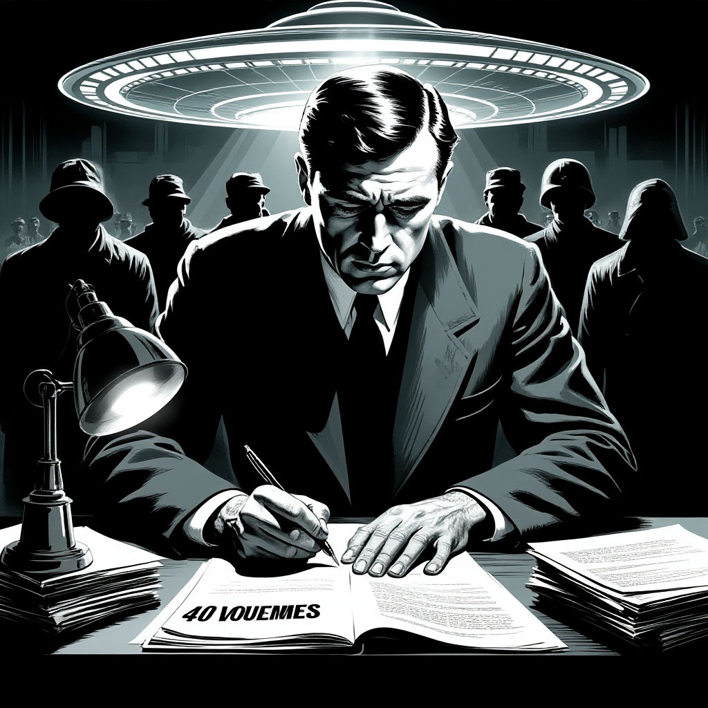  Иллюстрация "Гений под прицелом КГБ" создана сетью Шедеврум