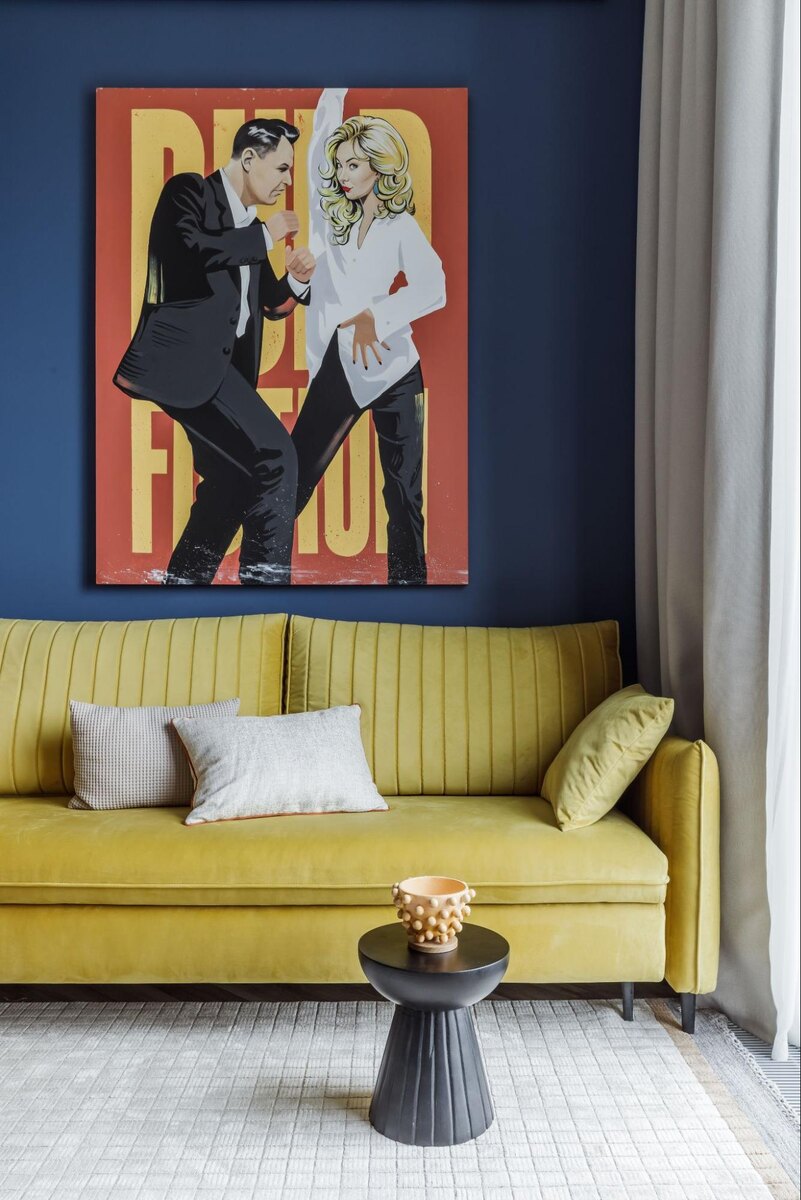 Проект «Яркие акценты и насыщенные цвета квартиры Нагатино I-Land»