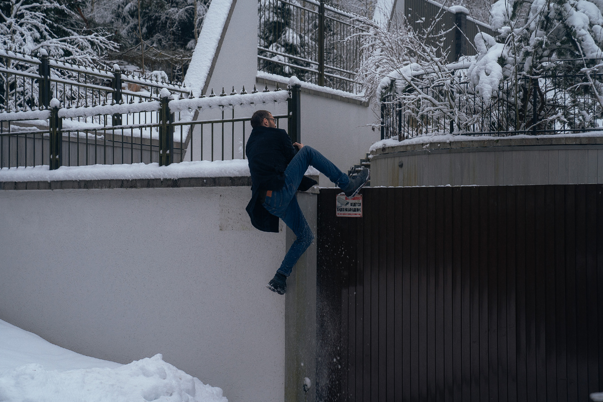 Фото со съёмок сериала «Одержимость»