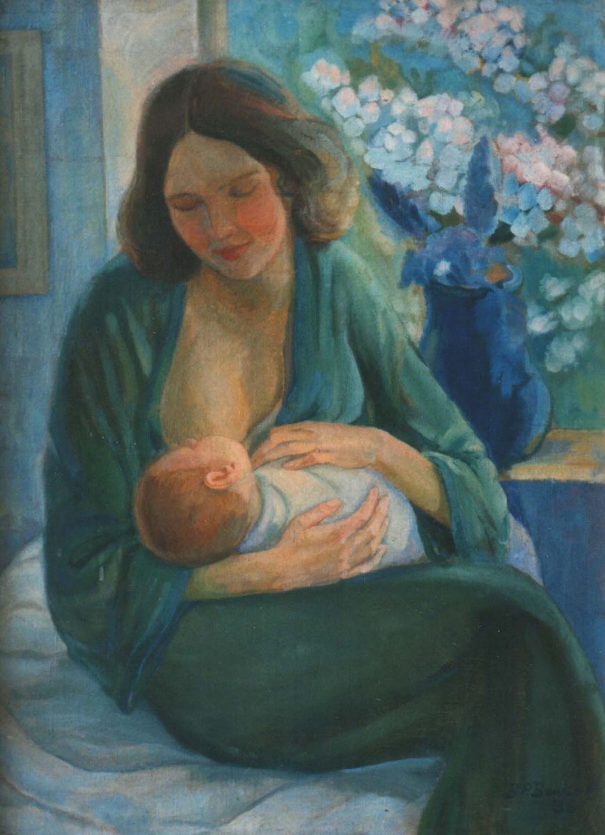 В.Р.Волков. Материнство (Весна). 1936. ООМИИ им. М.А. Врубеля.