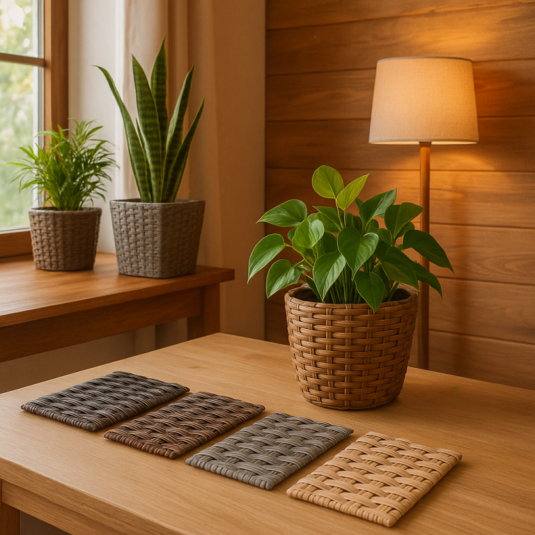    Как выбрать лучший искусственный ротанг для стильных домашних кашпо: советы и секреты мастерства Loza