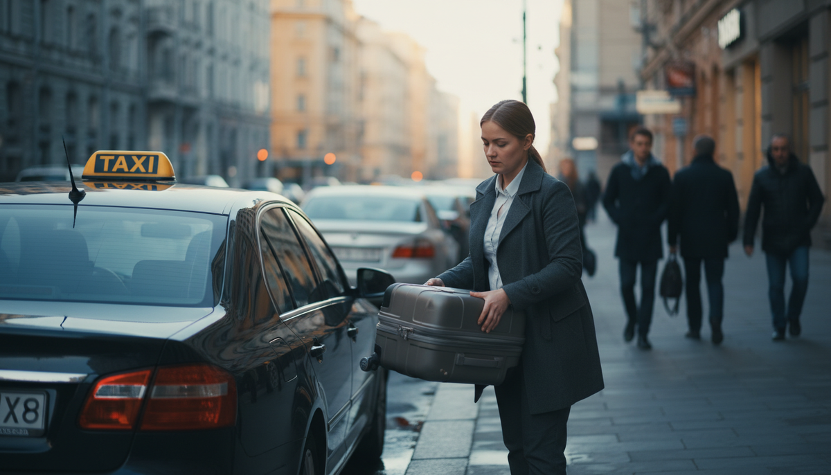 могу ли сама поставить багаж в багажник