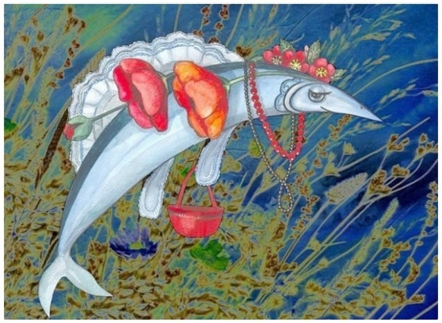 Автор-художник Мария Каминская - батик