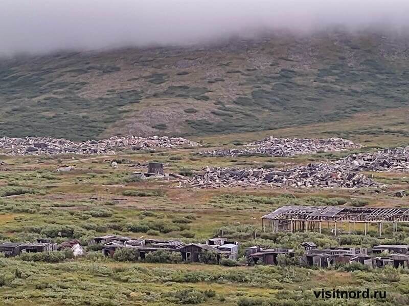 Остатки надземной части легендарного военного городка ГУДЫМ (секретная подземная ядерная база)