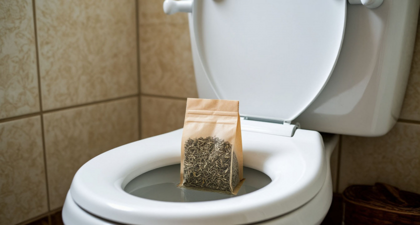    Уходя из дома, закидываю чайный пакетик в унитаз - волшебная рекомендация опытной горничной